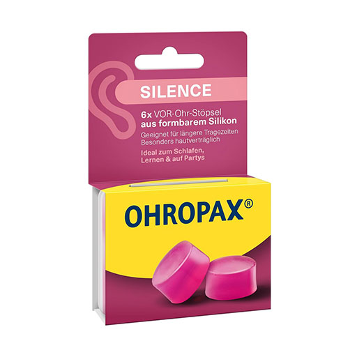 OHROPAX Silence Silikon Vor-Ohr Stöpsel 6 St