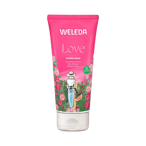 WELEDA Love Shower Cream Rose 200 ml