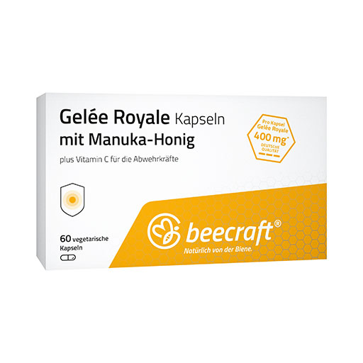 BEECRAFT Gelee Royale Kapseln mit Manuka-Honig 60 St