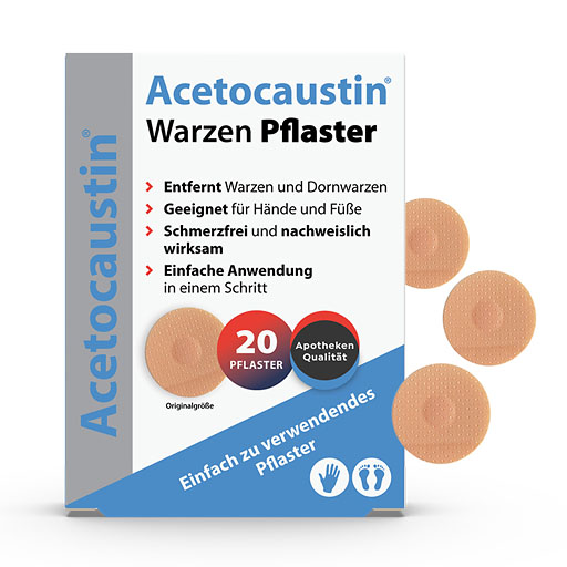 ACETOCAUSTIN Warzenpflaster 20 St