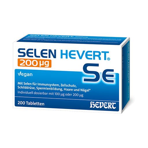 SELEN HEVERT 200 μg Tabletten 200 St
