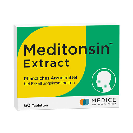 MEDITONSIN Extract pflanzliche Erkältungstabletten* 60 St