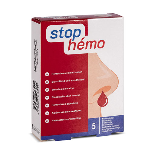 STOP HEMO blutstillende Watte 5 St