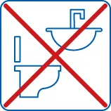 nicht über Abwasser